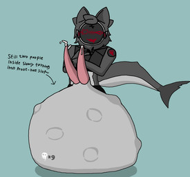 anthro balls big_balls big_penis bodily_fluids cock_vore double_dick fatal_vore femboy femboy_pred flustered genital_fluids genitals group huge_balls hyper hyper_balls hyper_genitalia kill_count machine male male/male male_pred penile penis precum shark_tail squirming submissive submissive_male submissive_pred submissive_predator text vore eviltoaster05 eviltoaster protogen english_text hi_res