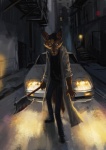 alley axe blood canine car creepy heterochromia jackal lighting nissan racoonwolf tongue tongue_out weapon
Rating: Safe
Score: 7
User: Maxwell_Edison
Date: March 19, 2013