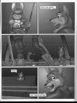 anthro armor bracers breasts dialogue female group male melee_weapon nipples pauldron polearm shin_guards staff tail tail_wraps text weapon wraps ferris wooky hitting_the_showers canid canine canis felid lagomorph leporid lion mammal pantherine rabbit wolf comic digital_media_(artwork) english_text greyscale monochrome multiple_scenes