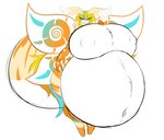 antennae_(anatomy) anthro arthropod_abdomen big_breasts big_butt blonde_hair blue_highlights breasts butt female fluffy_breasts fur hair highlights_(coloring) huge_breasts hyper hyper_breasts hyper_nipples hyper_pregnancy insect_wings lepidopteran_wings long_hair moth_antennae multi_arm multi_limb nipples orange_body orange_fur orange_stripes pregnant solo stripes thick_thighs thigh_gap wings qzarloid sasha_sweets arthropod insect lepidopteran moth absurd_res hi_res