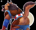 anthro anus bodily_fluids brown_body brown_fur clothing female fur gender_transformation genital_fluids genitals human_to_anthro mtf_transformation pussy rear_view simple_background solo species_transformation tongue tongue_out torn_clothing transformation transparent_background vaginal_fluids blacktigerr marvel captain_america canid canine canis domestic_dog german_shepherd herding_dog mammal pastoral_dog were werecanid werecanine weredog alpha_channel hi_res