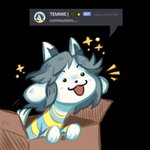 ambiguous_gender communism hair politics semi-anthro solo white_body unknown_artist discord_(app) undertale undertale_(series) temmie_(undertale) mammal tem 1:1 alpha_channel hi_res