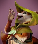 4_fingers anthro cape clothing cowl eyelashes female fingers fur hood looking_at_viewer open_mouth red_body red_fur solo tail tail_tuft tongue tongue_out tuft weapon white_body ano_delta dota valve hoodwink_(dota) mammal rodent sciurid tree_squirrel 3d_(artwork) digital_media_(artwork) hi_res source_filmmaker_(artwork)