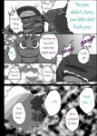 bulbasaur comic dialogue english_text female feral generation_1_pokemon gengar greyscale hi_res male monochrome nintendo pokemon pokemon_(species) profanity text unknown_artist