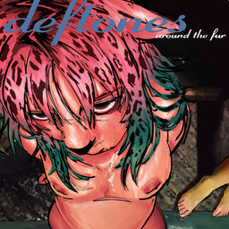 album_redraw anthro femboy fur green_highlights hair half-closed_eyes high-angle_view highlights_(coloring) holidays male narrowed_eyes pink_body pink_fur pink_hair slightly_chubby slightly_chubby_anthro slightly_chubby_male stubble text gat0pussy24 christmas deftones cherry_(gat0pussy24) domestic_cat felid feline felis mammal 1:1 album_cover cover draw_over english_text hi_res nonbinary_(lore)