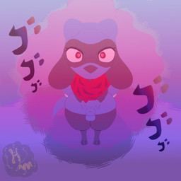 animal_genitalia anthro arms_down aura bottom_heavy genitals heart_eyes heart_symbol looking_at_viewer looking_up male mostly_nude penis penis_tip scarf scarf_only sheath shortstack solo soulless_eyes tail_down hurricane_weaver menacing_(meme) nintendo pokemon pokemon_mystery_dungeon spike_chunsoft generation_4_pokemon pokemon_(species) riolu 1:1 meme