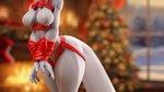 anthro bdsm big_tail bondage bound breasts curvy_figure female holidays hourglass_figure huge_tail presenting small_waist solo tail thick_tail white_body wide_hips winter da.nilkaz christmas new_year qewley_(da.nilkaz) reptile scalie snake 16:9 3d_(artwork) digital_media_(artwork) hi_res widescreen