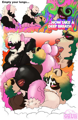 armpit_hair armpit_sniffing balls bodily_fluids body_hair body_worship corruption cum drugs duo feet foot_fetish foot_lick foot_play genital_fluids genitals hypnotic_eyes licking male male/male marijuana musk nude penis ringed_eyes sniffing sweat tongue tongue_out grubbs domestic_ferret mammal murid murine mustelid musteline rat rodent true_musteline weasel 2022 hi_res