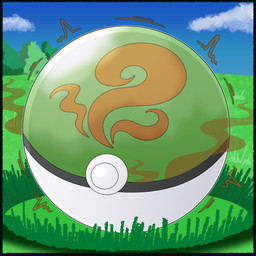 black_border border cloud detailed_background grass light motion_lines nature nature_background plant pokeball shadow sky stink_fumes symbol tree zero_pictured tenerius nintendo pokemon 1:1 absurd_res digital_media_(artwork) english_description hi_res lighting shaded