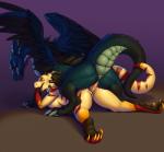 all_fours anthro anthro_on_feral anthro_penetrated anus bestiality black_pussy blue_body blue_fur breasts butt claws clenched_teeth duo eyes_closed feathers feet female female_on_feral female_penetrated feral feral_penetrating feral_penetrating_anthro fur genitals horn intraspecies intraspecies_bestiality male male/female male_on_anthro male_penetrating male_penetrating_female nipples non-mammal_breasts nude penetration penile penile_penetration penis penis_in_pussy pussy sex smile tail tapering_penis teeth tongue tongue_out vaginal vaginal_penetration white_body white_fur wings yellow_sclera eracin mythology critterclaws_(character) dragon mythological_creature mythological_scalie scalie 2019 absurd_res hi_res