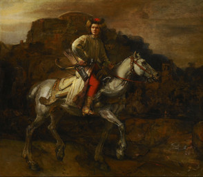 animal_genitalia balls clothed clothing duo feral genitals hair hooves horseback_riding lips male realistic realistic_feral riding saddle sheath snout tail walking rembrandt equid equine horse human mammal 1655 17th_century absurd_res ancient_art formal_art hi_res oil_painting_(artwork) painting_(artwork) traditional_media_(artwork) traditional_painting_(artwork)