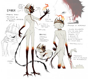 :< arm_grab black_eyes black_feet black_hands black_scutes black_tail blood blood_from_mouth blood_in_mouth blood_on_face bodily_fluids chibi chibi_inset collar corpse crown duo feet fire gloves_(marking) headgear leg_markings male male_humanoid markings metal_collar nude_humanoid nude_male open_mouth open_smile ribs scutes sketch_inset skinny_humanoid skinny_male smile socks_(marking) solo_focus standing tail teeth text jejejunum mythology ember_(jejejunum) animal_humanoid avian avian_humanoid humanoid mythological_avian mythological_bird mythological_creature mythological_firebird phoenix_humanoid 2026 character_name digital_drawing_(artwork) digital_media_(artwork) english_description english_text full-length_portrait hi_res model_sheet multiple_images portrait