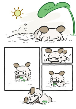 antennae_(anatomy) brown_antennae brown_hands chibi day dot_eyes eyes_closed female hair insect_wings lepidopteran_wings lying lying_on_ground mouthless neck_tuft on_front on_ground plant shaking shaking_head simple_background simple_eyes sleeping solo sun tuft white_background white_body white_hair white_wings wings superappleman coona_(superappleman) animal_humanoid arthropod arthropod_humanoid humanoid insect insect_humanoid lepidopteran lepidopteran_humanoid moth_humanoid comic digital_drawing_(artwork) digital_media_(artwork) hi_res