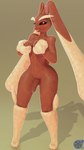 brown_body femboy genitals half-erect looking_at_viewer male nude penis red_eyes solo wide_hips thatonehornydood nintendo pokemon warfare_machine warfare_lopunny generation_4_pokemon lopunny pokemon_(species) 3d_(artwork) 9:16 digital_media_(artwork) hi_res source_filmmaker_(artwork)