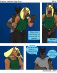 anthro canid canine colonel_klink comic dancing dialogue duo english_text equid equine grope hi_res horse isaac_(colonel_klink) male male/male mammal nightclub public simple_background text