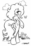 2:3 anthro big_hair black_and_white breasts cutie_mark equid equine female hair hasbro heart_symbol horse joe_rosales mammal monochrome my_little_pony nude pinup pony pose simple_background solo