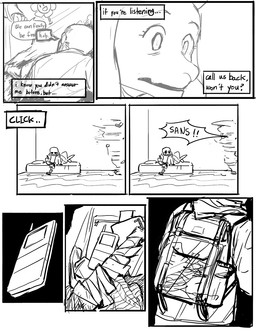 ambiguous_gender anthro backpack begging begging_for_help blood bodily_fluids bone cellphone clothed clothing crown dialogue dying electronics female flower group headgear heart_symbol horn male phone plant queen royalty size_difference skeleton solo soul speech_bubble text trio wounded newnap undertale undertale_(series) flowey_the_flower frisk_(undertale) sans_(undertale) toriel animated_skeleton elemental_creature flora_fauna flower_creature monster soul_(undertale) undead black_and_white comic english_text monochrome