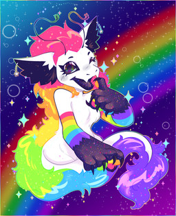 anthro black_body black_ears black_fur blonde_hair blue_body blue_fur blue_hair blue_pawpads blue_tail cosmic_background cosmic_eyes cosmic_fur cosmic_tongue ear_piercing eyelashes fangs female fur green_body green_fur green_hair green_pawpads green_tail hair multicolored_body multicolored_ears multicolored_eyes multicolored_fur multicolored_hair multicolored_pawpads multicolored_tail open_mouth orange_body orange_fur orange_hair pawpads piercing pink_body pink_fur pink_hair pink_pawpads purple_body purple_fur purple_hair purple_tail rainbow rainbow_background rainbow_body rainbow_eyes rainbow_fur rainbow_hair rainbow_pawpads rainbow_tail simple_background solo sparklefur tail teeth two_tone_ears white_body white_ears white_fur white_tail yellow_body yellow_fur yellow_pawpads parfaerie mythology alia_(nuclearnerves) dragon mythological_creature mythological_scalie scalie absurd_res hi_res