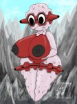 3:4 absurd_res areola big_breasts big_butt breasts butt digital_media_(artwork) female forretress generation_2_pokemon genitals hi_res huge_breasts huge_butt humanoid luxury_furart nintendo nipples not_furry nude pokemon pokemon_(species) pussy simple_background solo thick_thighs