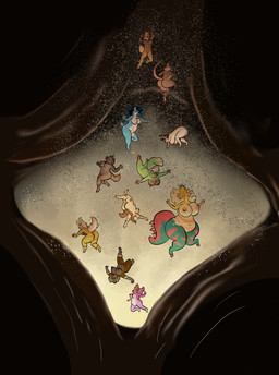 alien_pred anthro big_butt breasts butt curvy_figure female female/female female_prey genitals group macro macro_pred micro micro_prey nipples nude oral_vore pokemorph sand size_difference vacuum_vore vore vulva pickles-hyena bandai_namco digimon mythology nintendo pokemon jean_jacket_(nope) maya_henderson mrs._henderson pistachio_(pickles_hyena) american_opossum arcanine canid canine digimon_(species) dracozolt fossil_pokemon gatomon generation_1_pokemon generation_8_pokemon hyena mammal marsupial mephitid mythological_canine mythological_creature pokemon_(species) skunk virginia_opossum werecanid werecanine werecreature werewolf digital_media_(artwork) hi_res