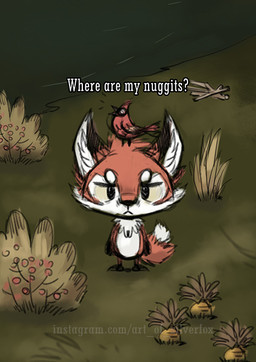 ambiguous_gender anthro beak biped black_body black_feathers black_fur carrot countershading dipstick_ears dipstick_tail duo ear_markings eye_markings facial_markings feathers feral fluffy fluffy_tail food frown fur gloves_(marking) grass grumpy half-closed_eyes head_markings inner_ear_fluff leg_markings looking_at_viewer markings multicolored_body multicolored_ears multicolored_feathers multicolored_fur multicolored_tail muzzle_(marking) narrowed_eyes neck_tuft open_beak open_mouth outside plant red_body red_feathers red_fur seaside shrub snout snout_markings socks_(marking) style_emulation tail tail_markings text tuft vegetable white_body white_fur yellow_sclera silverfox5213 don't_starve klei_entertainment big_nug avian bird canid canine cardinal_(bird) fox mammal northern_cardinal oscine passerine red_fox true_fox 2021 artist_name digital_drawing_(artwork) digital_media_(artwork) english_text url
