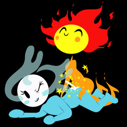 black_background blush blush_stickers bodily_fluids cum cum_inside duo eyelashes eyes_closed female female_penetrated fire from_behind_position genital_fluids male male/female male_penetrating male_penetrating_female moon not_furry one_eye_closed penetration personification sex simple_background smile star sun tongue tongue_out bluejr samurai_jack moon_(samurai_jack) sun_(samurai_jack) humanoid 1:1 brother_(lore) brother_and_sister_(lore) incest_(lore) sibling_(lore) sister_(lore)