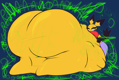 abdominal_bulge ambiguous_gender ambiguous_prey anthro anthro_pred anthro_prey belly big_breasts biped black_ear_tips bloated body_outline bottomwear breasts clothed clothing curvy_figure digestion digestion_noises dipstick_ears ear_markings eyebrows eyelashes eyes_closed fatal_vore female female_pred green_text heart_(marking) imminent_digestion imprint inside_stomach larger_ambiguous markings motion_lines multicolored_ears onomatopoeia pants purple_markings red_clothing red_shirt red_topwear shirt short_stack simple_background size_difference smaller_female smaller_pred smile solo sound_effects standing struggling struggling_prey text thick_thighs topwear translucent_text transparent_background tremble_lines voluptuous vore yoga_pants meloeatta nintendo pokemon christi_(avalon) fan_character ambiguous_species generation_2_pokemon pichu pokemon_(species) 2024 absurd_res alpha_channel digital_drawing_(artwork) digital_media_(artwork) hi_res
