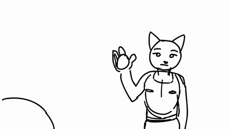 ambiguous_gender andromorph andromorph/ambiguous anthro areola assisted_exposure atf_transformation big_breasts big_butt big_nipples blush blush_lines bottomwear breast_expansion breast_growth breasts butt butt_expansion clothed clothing detached_tail dialogue disembodied_hand duo expansion floating_tail fully_clothed gender_transformation growth huge_breasts huge_butt hyper hyper_breasts hyper_butt intersex intersex/ambiguous itf_transformation looking_at_another looking_at_viewer magic nipples pants rear_view shirt simple_background smile solo_focus speech_bubble star_symbol tail tank_top text thick_thighs three-quarter_view toony topwear torn_bottomwear torn_clothing transformation white_background yoga_pants conditional_dnp furward_thinker domestic_cat felid feline felis mammal robot_anthro 16:9 2025 2d_animation animated artist_name black_and_white digital_media_(artwork) english_text frame_by_frame hi_res long_playtime monochrome multiple_scenes no_sound sketch url webm widescreen male_(lore)