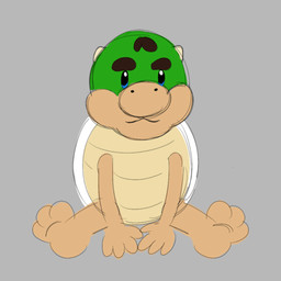 3_toes 4_fingers :3 anthro bangs beady_eyes black_eyebrows black_hair blue_eyes closed_smile eyebrows feet fingers green_head grey_background hair horn looking_at_viewer male mouth_closed multicolored_body nude nude_anthro nude_male scales shell short_hair short_horn simple_background sitting small_horn smile smiling_at_viewer solo tan_body tan_horn tan_scales thick_eyebrows toes white_shell young young_anthro young_male jaspydunx mario_bros nintendo benito_(jaspydunx) fan_character hybrid koopa scalie 1:1 2025 colored_sketch digital_drawing_(artwork) digital_media_(artwork) english_description flat_colors hi_res sketch