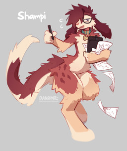 ambiguous_gender anthro biped countershade_torso countershading eyewear fingers front_view fur glasses hair looking_at_viewer nude nude_ambiguous nude_anthro simple_background solo spots tail danomil unknown_species 2026 digital_drawing_(artwork) digital_media_(artwork) hi_res female_(lore)