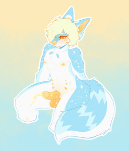 8_nipples anthro balls blonde_hair blue_body blue_fur blush bodily_fluids cosmic_fur erection femboy fluffy fluffy_tail fur genital_fluids genitals gradient_background hair humanoid_genitalia humanoid_penis male male_peeing multi_nipple multicolored_body multicolored_fur nipples nude peeing peeing_while_erect penis simple_background solo sparklefur sparkles sparkling_eyes sparkling_genitalia sparkling_penis tail two_tone_body two_tone_fur urine watersports white_body white_fur yellow_balls yellow_eyes yellow_nipples yellow_nose yellow_penis beobees canid canine canis domestic_dog domestic_ferret mammal mustelid musteline shiba_inu spitz true_musteline weasel character_request hi_res pastel_theme