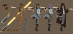 anthro clothed clothing female lightsaber melee_weapon orange_lightsaber prosthetic prosthetic_leg prosthetic_limb solo weapon frostwyrm102 star_wars nathys_ral cathar felid feline mammal model_sheet