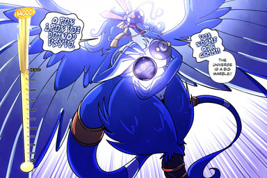 after_transformation anthro areola back_wings barely_visible_genitalia barely_visible_vulva big_areola big_breasts big_nipples blue_areola blue_body blue_fur blue_hair blue_nipples breasts cosmic_fur cosmic_hair cosmic_tail cosmic_wings crown dialogue donation_drive ethereal_hair feather_hands feathers female fur gem genitals glowing glowing_eyes gold_(metal) gold_jewelry growing growth growth_drive growth_sequence hair headgear huge_areola huge_breasts huge_nipples huge_wings hyper hyper_areola hyper_breasts hyper_nipples jewelry lips lipstick long_hair macro makeup meter multi_wing necklace nipple_piercing nipples nude nude_anthro nude_female pearl_(gem) pearl_necklace piercing red_lips red_lipstick solo speech_bubble tail text thick_thighs transformation universe vulva white_eyes wide_hips winged_arms wings sachasketchy warhammer_(franchise) reina_(sachasketchy) ascended avian bird chaos_daemon daemon_of_tzeentch deity lord_of_change toucan 2026 absurd_res digital_media_(artwork) english_text hi_res sequence