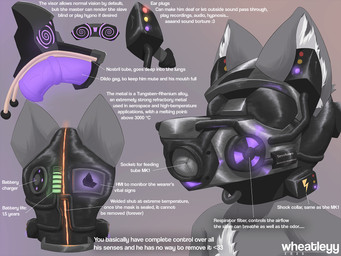 animal_dildo animal_sex_toy anthro anthro_penetrated asphyxiation bad_end bdsm blindfold bondage bound breath breath_play chest_tuft clothed clothing cock_gag collar contraption_concept deaf dildo dildo_mask earplugs equine_dildo forced forced_oral futuristic gag gagged gas_mask genitals grey_body hypnosis hypnotic_visor inner_ear_fluff long_term machine male male_penetrated mask medical_instrument metal metal_mask mind_control muzzle_(object) muzzle_gag muzzled nasal_tube oral oral_penetration oxygen_mask penetration penis permanent permanent_gag purple_penis restrained restraints science_fiction scientific_instrument sensory_deprivation sex sex_toy shock_collar simple_background solo submissive submissive_anthro submissive_male text topless tube tuft vein veiny_penis wearing_mask welded welding wheatleyy canid canine canis mammal wolf 2026 4:3 digital_drawing_(artwork) digital_media_(artwork) english_text story story_at_source story_in_description