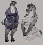 anthro breasts clothing female overweight overweight_anthro overweight_female thick_thighs tight_clothing wide_hips doctordj disney the_lion_king shenzi_(the_lion_king) hyena mammal spotted_hyena hi_res spot_color