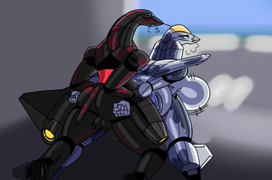 aircraft ambiguous_penetration anthro arm_grab big_butt butt doggystyle duo female from_behind_position looking_at_another looking_back looking_pleasured machine male male/female penetration sex vehicle upbeat_(artist) aeromorph living_aircraft living_machine living_vehicle absurd_res hi_res