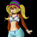 alternative_fashion amekaji anthro blue_eyes bottomwear bra clothing colored_nails ear_piercing ear_ring female ganguro_(fashion) gyaru j-fashion nails navel pants piercing ring_piercing solo sports_bra sweatpants underwear y2k_(fashion) orson_zedd diddy_kong_racing donkey_kong_(series) nintendo tiny_kong ape chimpanzee haplorhine mammal pan_(genus) primate 1:1 alpha_channel