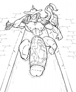bath big_penis foreskin genitals half-erect huge_penis humanoid_genitalia humanoid_penis hyper hyper_genitalia hyper_penis looking_at_viewer male muscular muscular_humanoid muscular_male partially_submerged pecs penis retracted_foreskin solo vein veiny_penis mr_canvas breath_of_the_wild nintendo the_legend_of_zelda prince_sidon animal_humanoid aquatic aquatic_humanoid fish fish_humanoid humanoid zora greyscale hi_res monochrome