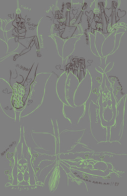 bdsm bondage bound buried_alive clothing damsel_in_distress female footwear helpless high_heels inflated_belly legwear pantyhose peril plant_vore seedbed shoes vore fancyfalls autumn_science human mammal absurd_res hi_res