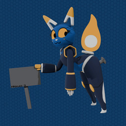 :3 anthro blue_body dildo female fire flaming_tail looking_at_another looking_back looking_back_at_another machine male male/female mascot sex sex_toy solo standing standing_sex tail yellow_eyes frollicc e621 esix domestic_cat felid feline felis mammal robot 3d_(artwork) 3d_animation animated digital_media_(artwork) loop