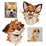 anthro bared_fangs biped black_eyes brown_ears countershade_fur countershading fur happy male one_fang orange_body orange_fur photo_reference solo white_body white_countershading white_fur yellow_sclera atkaso canid canine fox mammal 1:1 2024 digital_media_(artwork) hi_res