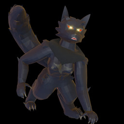 anthro claws digitigrade female genitals glowing glowing_eyes low_poly on_ground pose posing_nude solo vulva comptnt-gooning kaiju_paradise roblox gootraxian panther_gootraxian 1:1 3d_(artwork) blender_(artwork) blender_eevee_(artwork) digital_media_(artwork) hi_res