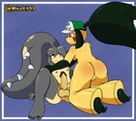 2_mouth 2_toes anthro feet female genitals juri_(candychateau) male male/female penis pussy soles toes mhicky93 nintendo pokemon mhicky_(mhicky93) generation_3_pokemon mawile pokemon_(species) absurd_res hi_res