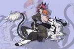 anthro big_butt breasts butt duo female male male/female piercing toucan_gryphon alexxxio_draw mythology alien avian bird deer gryphon mammal mythological_avian mythological_creature toucan absurd_res hi_res