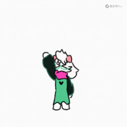 anthro clothing dancing eyewear fur glasses horn male male/male pink_eyes robe scarf solo white_body white_fur yuyuawa deltarune undertale_(series) ralsei bovid caprine goat mammal 1:1 animated