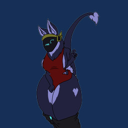 alternate_species anthro bottomwear bottomwear_down breasts clothed clothing female furrification gender_transformation heart_symbol machine mind_alteration pants pants_down partially_clothed protogen_visor pulling_shirt_down raised_tail side_boob solo surprised tail tail_tuft torn_clothing transformation tuft biohound protogen 1:1 absurd_res alpha_channel hi_res