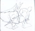 anthro duo female hair heart_symbol kiss_on_lips kissing kissing_cheek male male/female shironek0 thundercats thundercats_2011 wilykat wilykit animal_humanoid felid felid_humanoid feline feline_humanoid humanoid mammal mammal_humanoid comic hi_res sketch brother_(lore) brother_and_sister_(lore) incest_(lore) sibling_(lore) sister_(lore) twincest_(lore) twins_(lore)