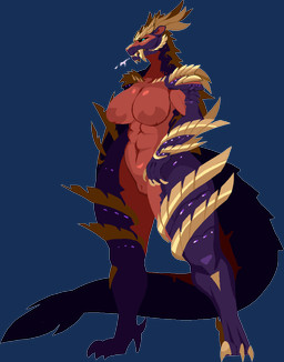3_claws 4_claws abs anthro anthrofied areola big_breasts biped black_sclera blue_eyes breasts claws eyebrows fangs feet female female_anthro finger_claws fingers genitals looking_at_viewer multicolored_body non-mammal_breasts nude nude_anthro nude_female open_mouth pupils purple_body red_body scales simple_background solo standing tail tan_body tan_scales teeth three-quarter_view toe_claws transparent_background vulva dorans_flea capcom monster_hunter fanged_wyvern magnamalo 2025 aliasing alpha_channel binary_drawing cel_shading digital_drawing_(artwork) digital_media_(artwork) full-length_portrait hi_res portrait shaded