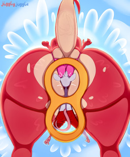 anthro big_butt bottomwear butt butt_crush butt_smother clothing duo face_in_ass facesitting female lying on_back panties pink_clothing pink_panties pink_underwear raised_tail red_bottomwear red_clothing red_shorts shorts sitting sitting_on_another size_difference smothering spread_legs spreading tail thick_thighs trapped_in_butt underwear water jigglyjuggle kangaroo macropod mammal marsupial murid murine rat rodent 2023 5:6 absurd_res digital_drawing_(artwork) digital_media_(artwork) hi_res signature