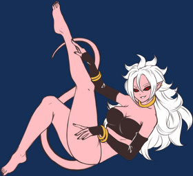 arm_warmers armwear bangs black_clothing black_nails black_sclera bracelet breasts butt clothed clothing colored_nails ear_piercing female gold_(metal) gold_jewelry grin hair hand_on_leg hand_on_thigh humanoid_pointy_ears jewelry long_hair looking_at_viewer lying nails neck_ring not_furry on_back piercing pink_body pink_skin pink_tail pointy_ears raised_leg red_eyes simple_background skimpy smile solo tail teeth topwear transparent_background tube_top white_hair nairdags dragon_ball dragon_ball_fighterz android_21 majin_android_21 alien alien_humanoid humanoid majin 2018 alpha_channel digital_media_(artwork) hi_res